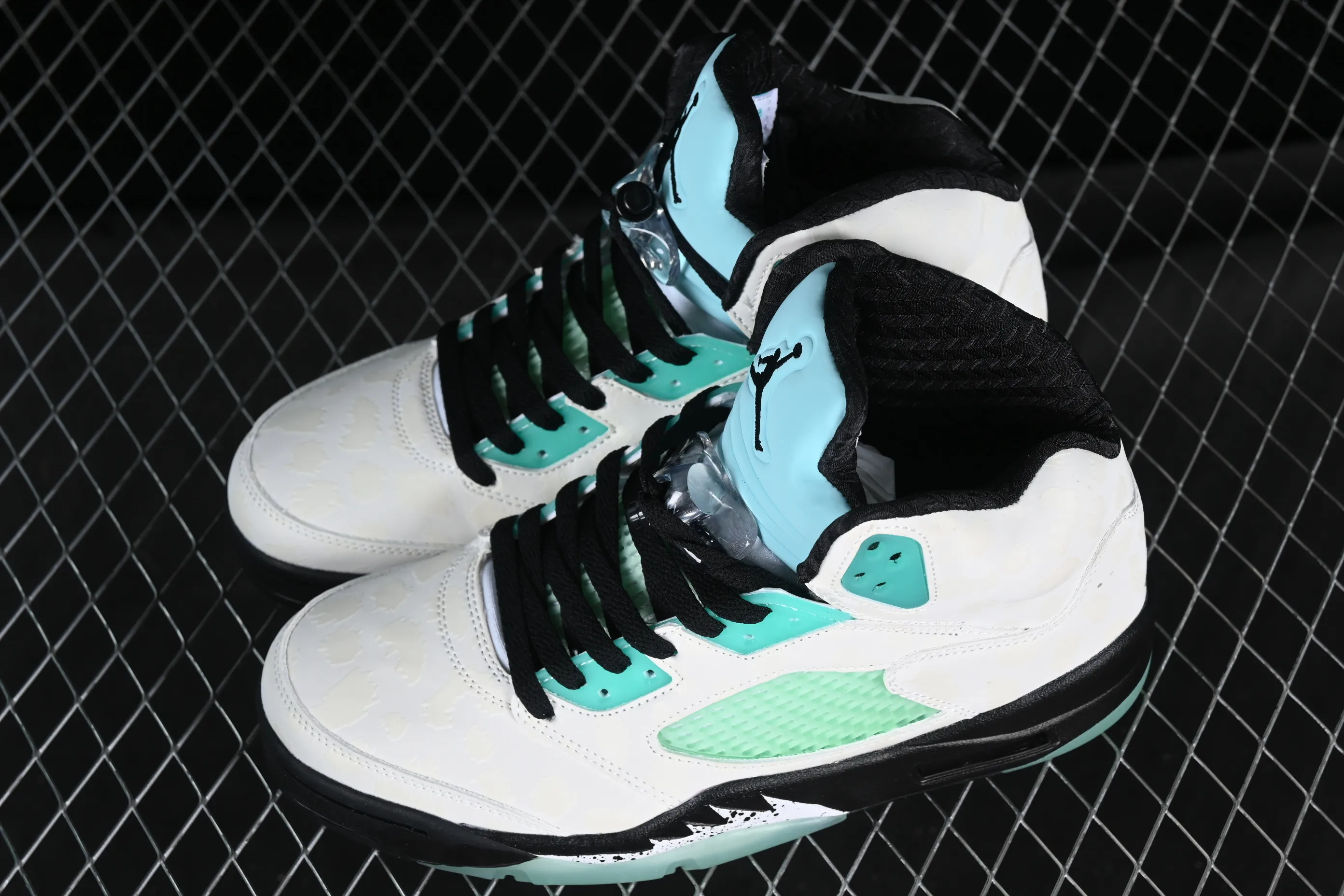 All categories Air Jordan Jordan series basketball shoes Air Jordan 5 Air Jordan 5 "Island Green" AJ5 Joe 5 Snow Leopard 3M Reflective Guo Ailun's same style CN2932-100